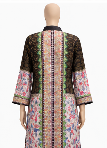 Floral Printed Satin Co-Ord Set for Women