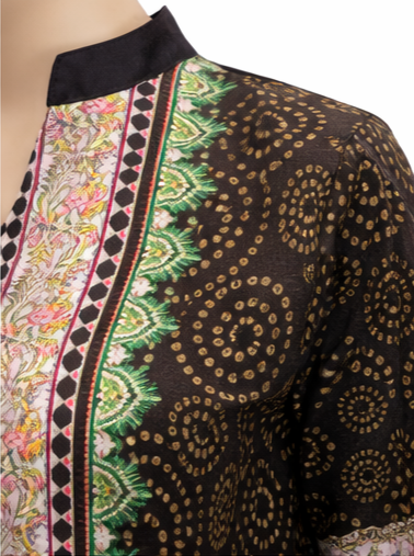 Floral Printed Satin Co-Ord Set for Women