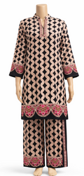 Floral Printed Satin Co-Ord Set for Women